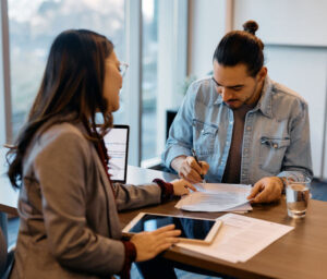 Patient getting legal services